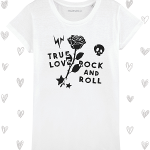 Tricou femei personalizat True love rock and roll