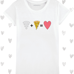Tricou femei personalizat Wifi Pizza Love
