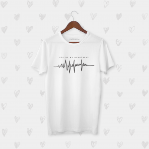 Tricou barbati personalizat Heartbeat