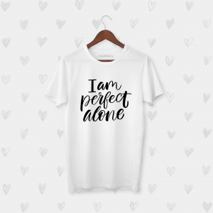 Tricou barbati personalizat Perfect alone